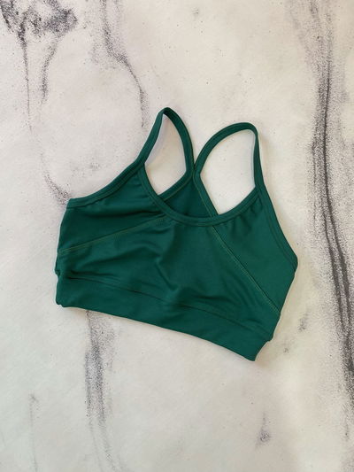 Top Deportivo Tirita Lycra - Verde Pino