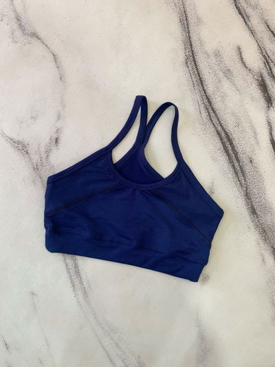 Top Deportivo Tirita Lycra - Azul Marino