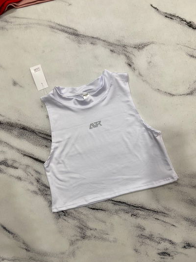 Muscu Crop Lycra - Blanco