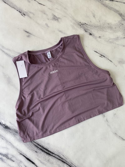 Muscu Crop Lycra Liviana - Malva