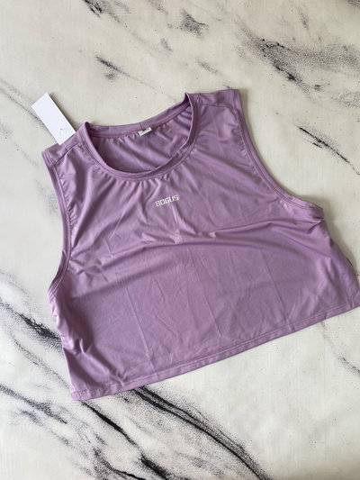 Muscu Crop Lycra Liviana - Lila