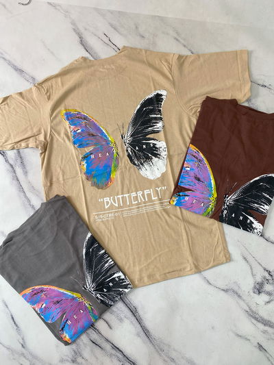 Remeron Algodon Unisex - Mariposa