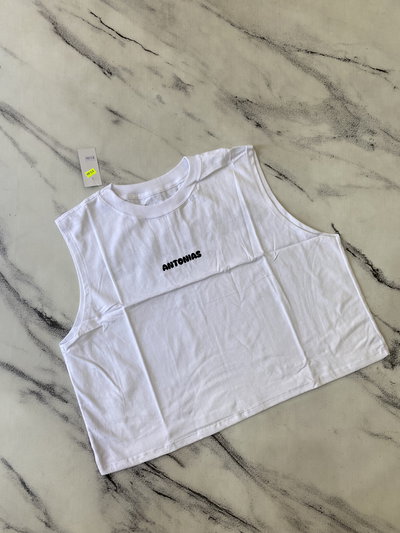 Muscu Boxy Fit ATNS - Blanco
