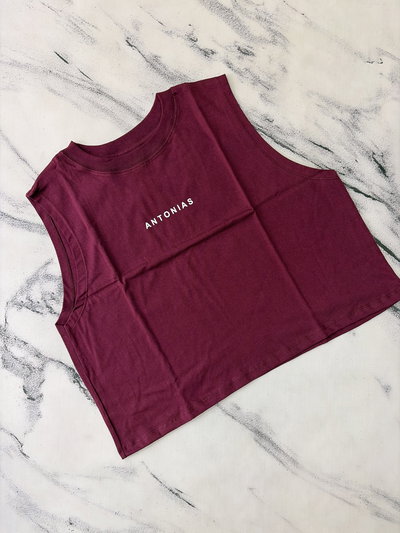 Muscu Boxy Fit ATNS - Bordo