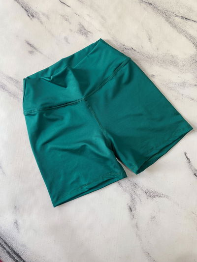 Calza Corta Lycra - Verde Pino