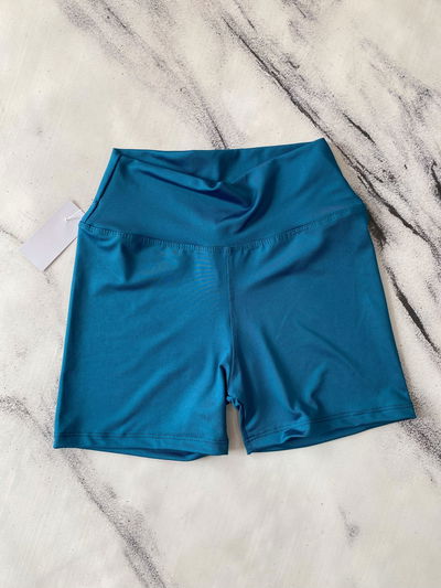 Calza Corta Lycra - Petroleo