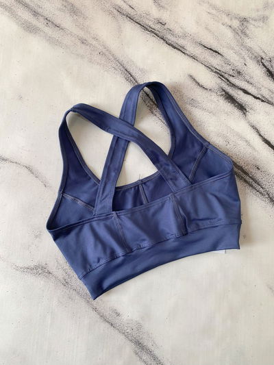 Top Deportivo Cruzado Lycra - Zafiro