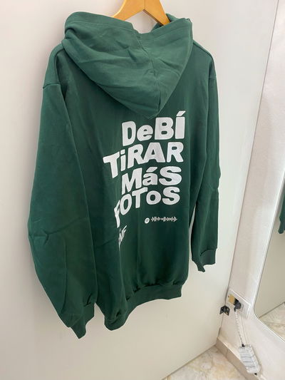 Buzo Canguro Frizado - Verde