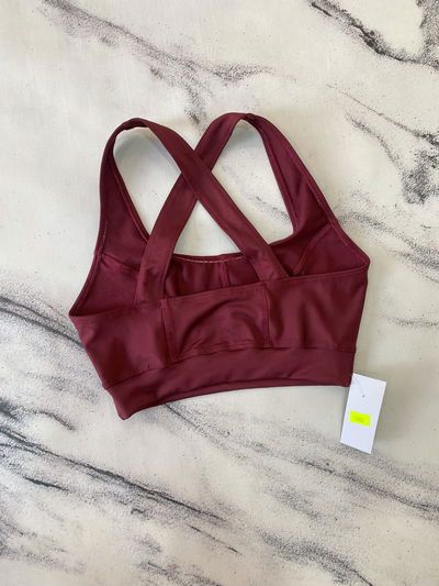 Top Deportivo Cruzado Lycra - Bordo