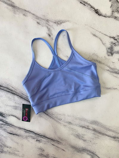 Top Deportivo Tirita Lycra - Celeste