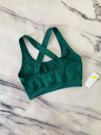 Top Deportivo Cruzado Lycra - Verde Pino