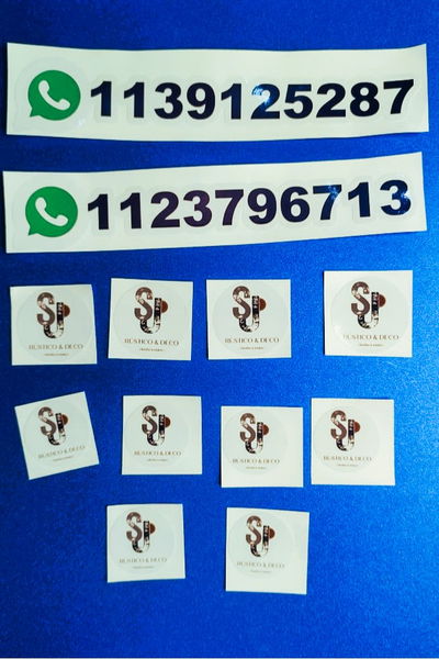 Plancha de sticker SUBLIMADO