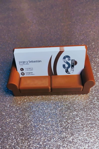 Porta tarjetas en 3D