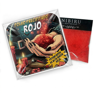 Polvo precipitado rojo