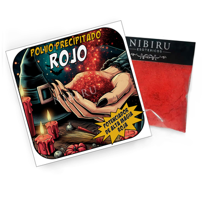 Polvo precipitado rojo
