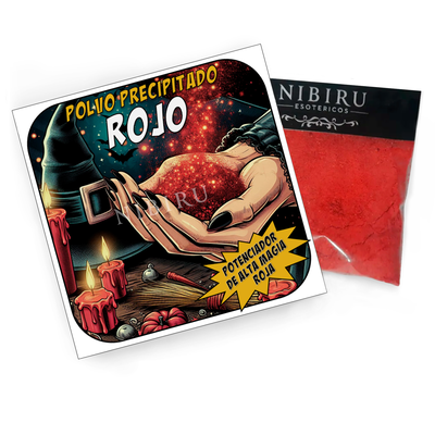 Polvo precipitado rojo