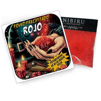 Polvo precipitado rojo