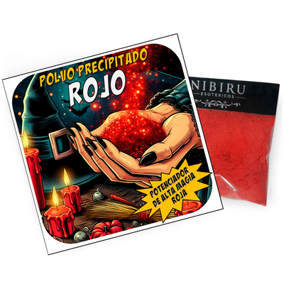 Polvo precipitado rojo