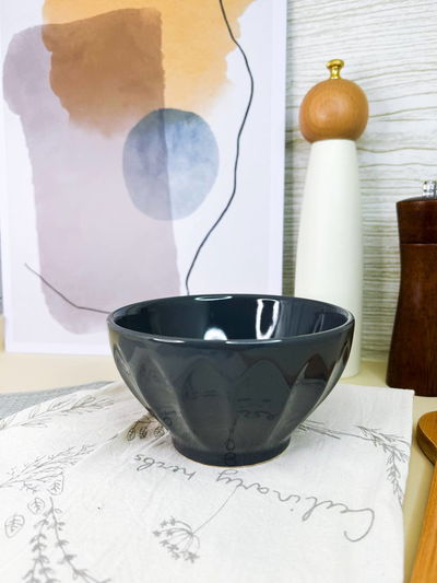bols de ceramica gris  15cm
