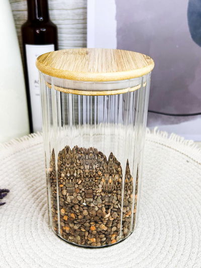 frascos de cristal tapa de madera