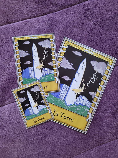 Print 'La Torre' - Tarot Nacional