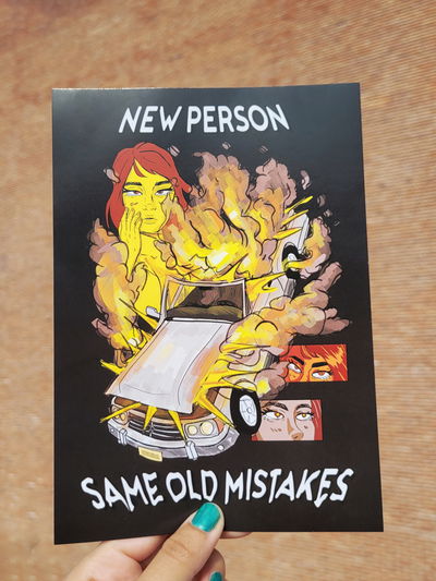 Print 'New Person Same Old Mistakes'