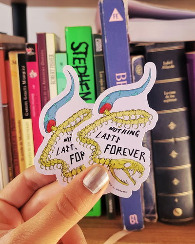 Sticker "Nothing Lasts"