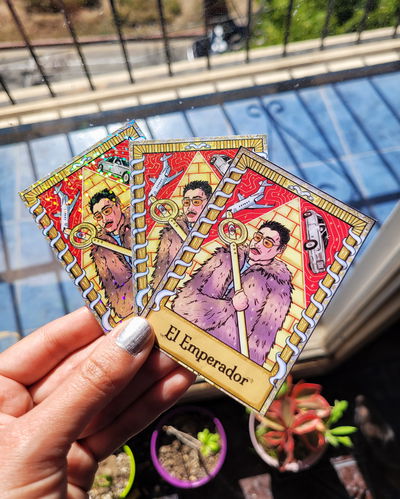 Sticker "El Emperador" - Tarot Nacional 