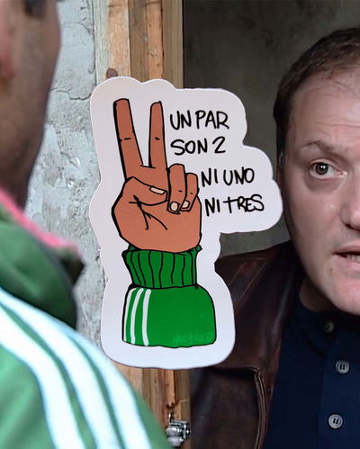 Sticker "Ni uno, ni tres"