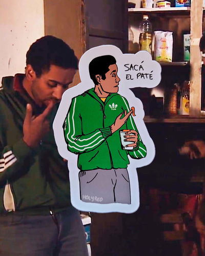 Sticker "Sacá el paté"