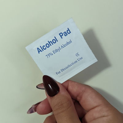 Wipe alcohol