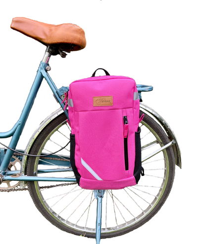 SPORT- Mochila Alforja Fucsia