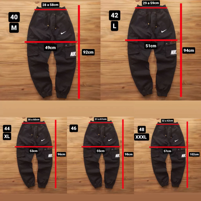 JOGGER CARGO LISO NEGRO BENGALINA