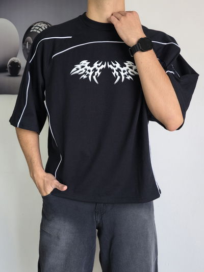 Remera Boxy Fit tribal