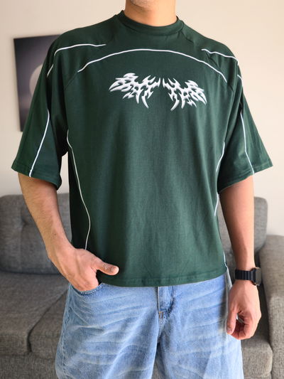 Remera Boxy Fit tribal