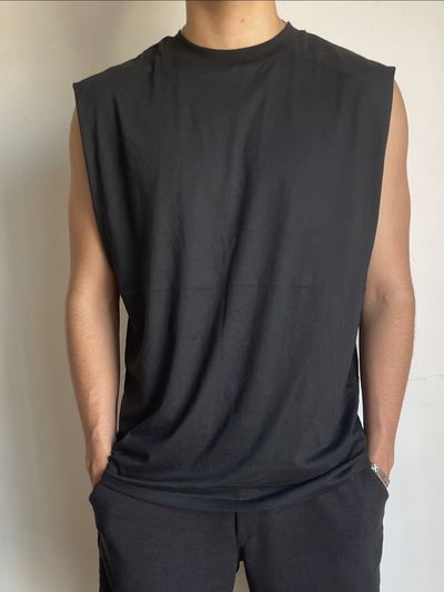 Musculosa lisa oversize 