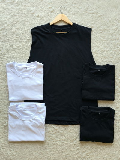 X5 Musculosas lisas oversize