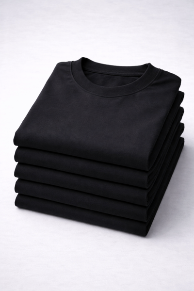 Pack emprendedor x5 remeras lisas