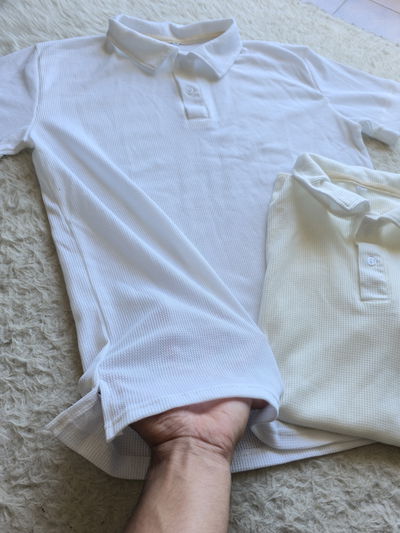 Chomba waffle blanca