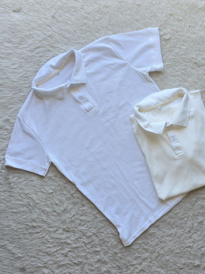 Chomba waffle blanca