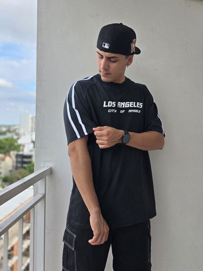 Remera Los ángeles 23 oversize