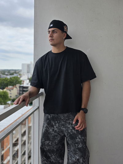 Pack x4 remeras boxy fit lisas