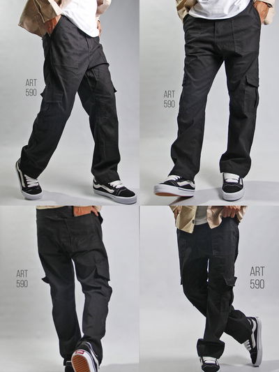 Pantalon Cargo gabardina ART 590