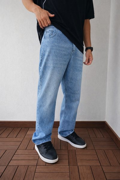 Pantalon de jean mom celeste Art - 660