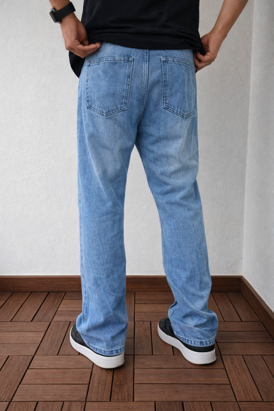 Pantalon de jean mom celeste Art - 660