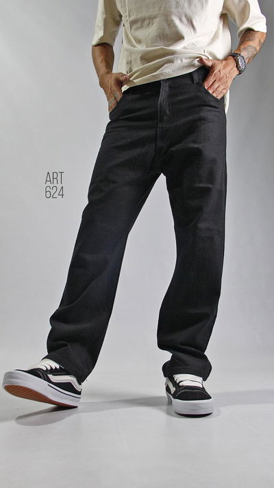 Pantalon de jean mom negro  Art - 624