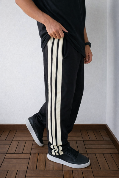 Pantalón Track Line Cream 🚀