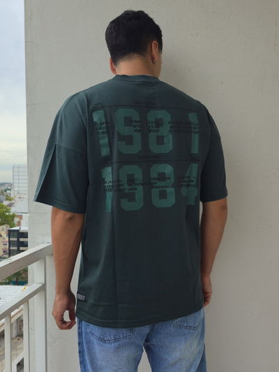 Remera 1984 verde Premium 