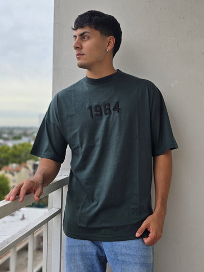 Remera 1984 verde Premium 