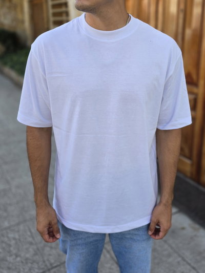 Remera oversize lisa premium 